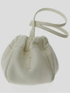 Women's Ripple Mini Pouch Bucket Bag White - JIL SANDER - BALAAN 4