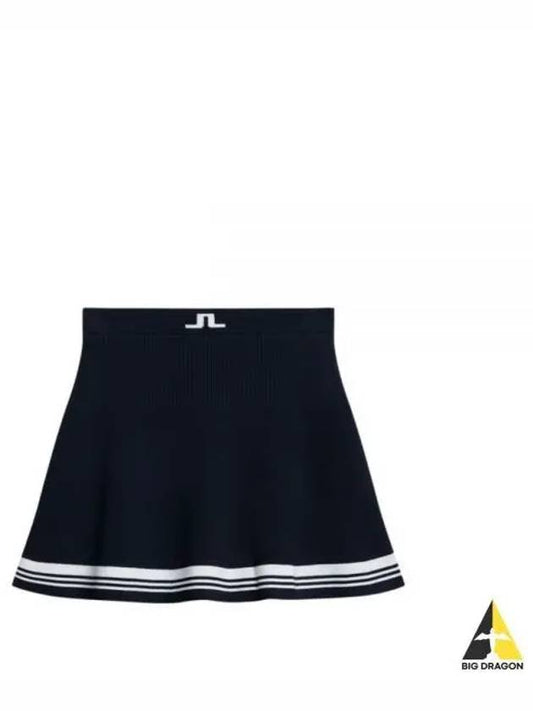 Frida Stripe Knitted Skirt GWSD09392 6855 Women's Frida Stripe Skirt - J.LINDEBERG - BALAAN 2