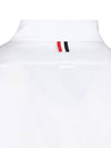 4-bar Oxford Long Sleeves Shirt White - THOM BROWNE - BALAAN 6