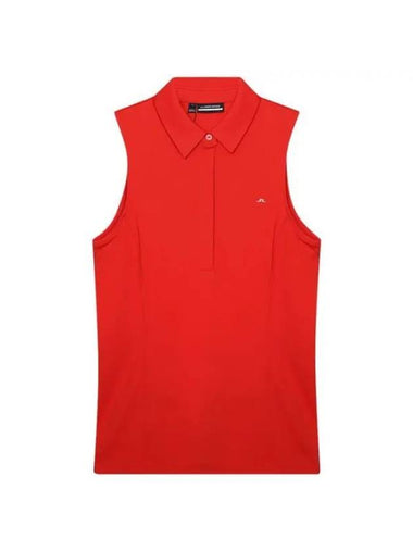 Golf Dena Sleeveless Top GWJT08263 G135 Women's Dena Sleeveless Top - J.LINDEBERG - BALAAN 1