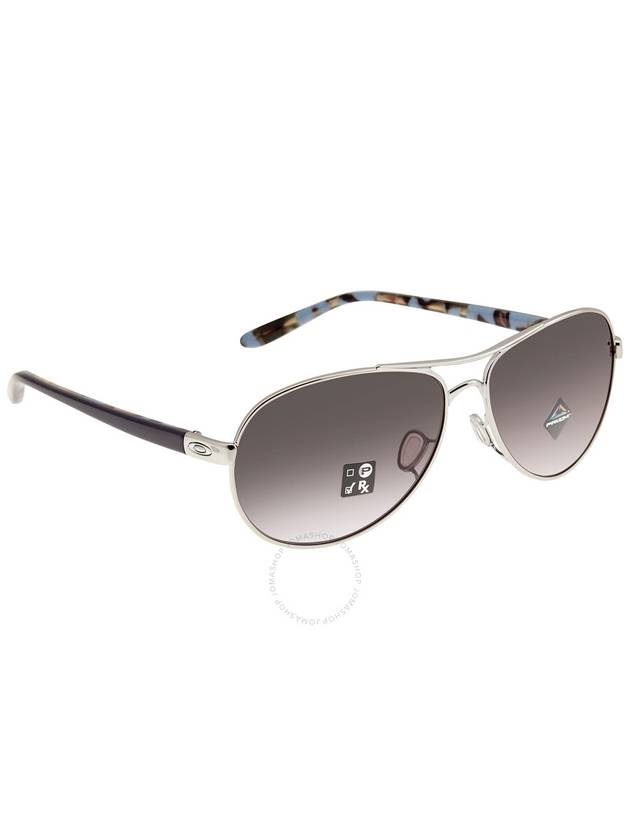 Oakley Feedback Prizm Grey Gradient Pilot Ladies Sunglasses OO4079 407940 59 - OAKLEY - BALAAN 3