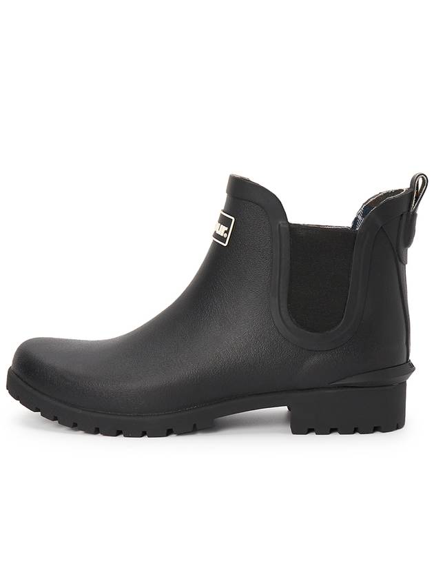 Wilton Wellington Chelsea Rain Boots Black - BARBOUR - BALAAN 4