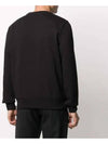 Metallic Logo Sweatshirt Black - MONCLER - BALAAN 9