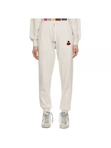 Malona Jogger Track Pants White - ISABEL MARANT - BALAAN 1