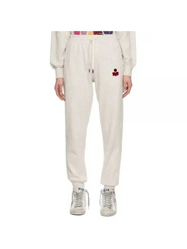 Malona Jogger Track Pants White - ISABEL MARANT - BALAAN 1