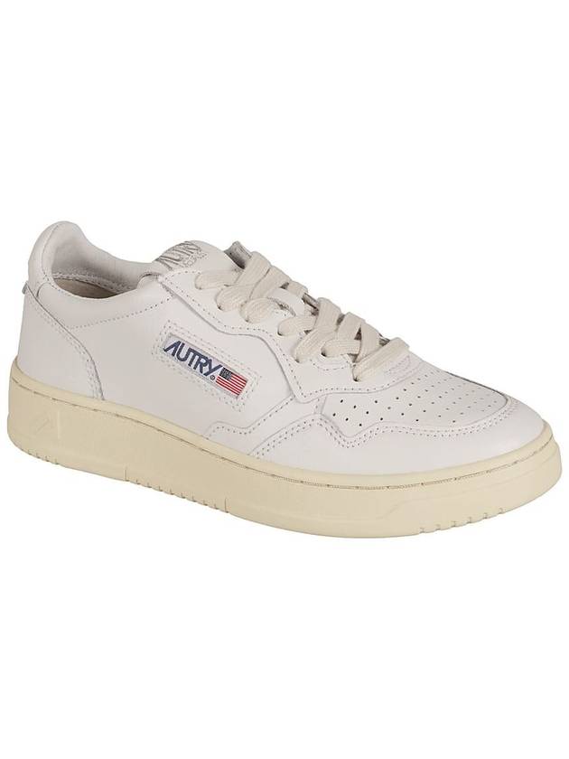 Medalist Leather Low Top Sneakers White - AUTRY - BALAAN 5