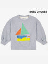 Kids Boat Sweat Sweatshirt 123AC037 910 - BOBO CHOSES - BALAAN 2