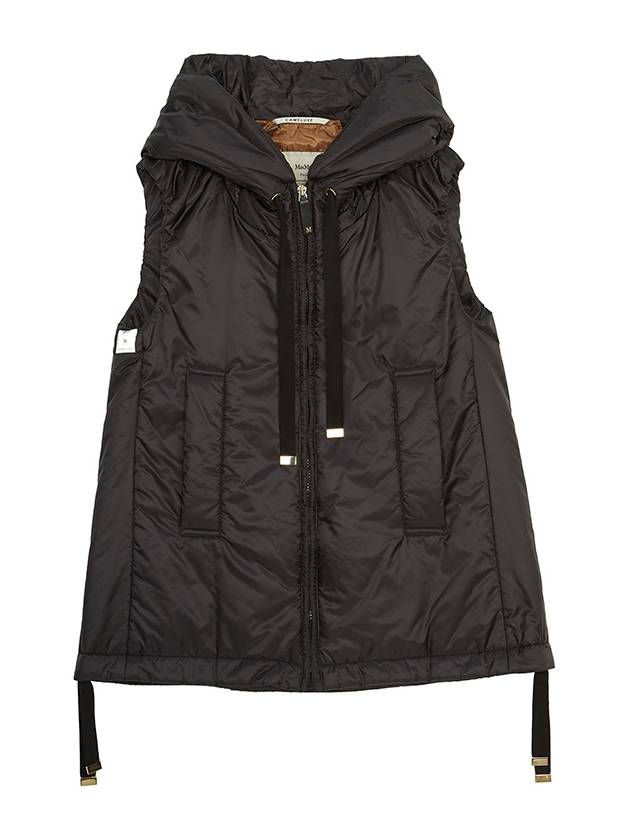 Greengo Padded Vest Black - MAX MARA - BALAAN 1