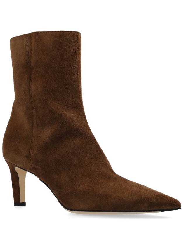 Jimmy Choo Heeled Ankle Boots Alizze, Women's, Brown - JIMMY CHOO - BALAAN 4