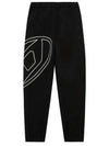 Mega Oval D Track Pant Black - DIESEL - BALAAN 2