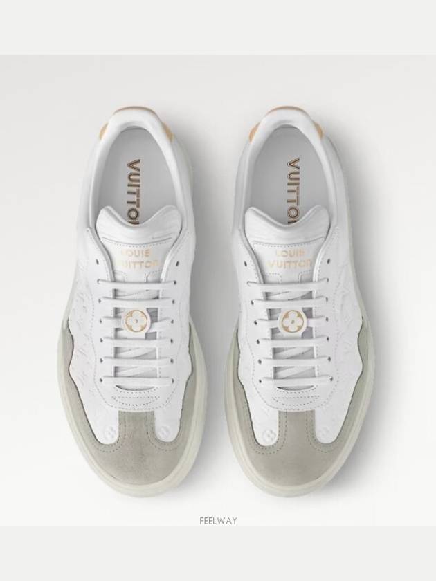 LV Groovy Platform Low Top Sneakers White - LOUIS VUITTON - BALAAN 4