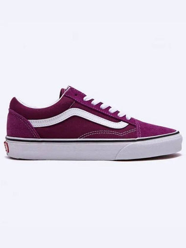 Old school color THEORY Dark Purple VN0005UFDRV1 - VANS - BALAAN 1