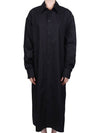 Playful Button Shirt Midi Dress Black - LEMAIRE - BALAAN.