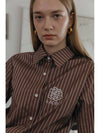 rose striped shirt brown - ILROZE - BALAAN 6