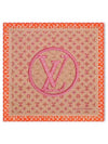 Monogram Rattan Square 90 Scarf Orange - LOUIS VUITTON - BALAAN 2