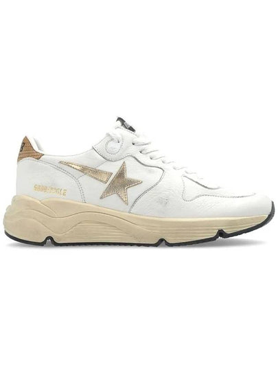 Running Sole Sports Low Top Sneakers Gold White - GOLDEN GOOSE - BALAAN 2