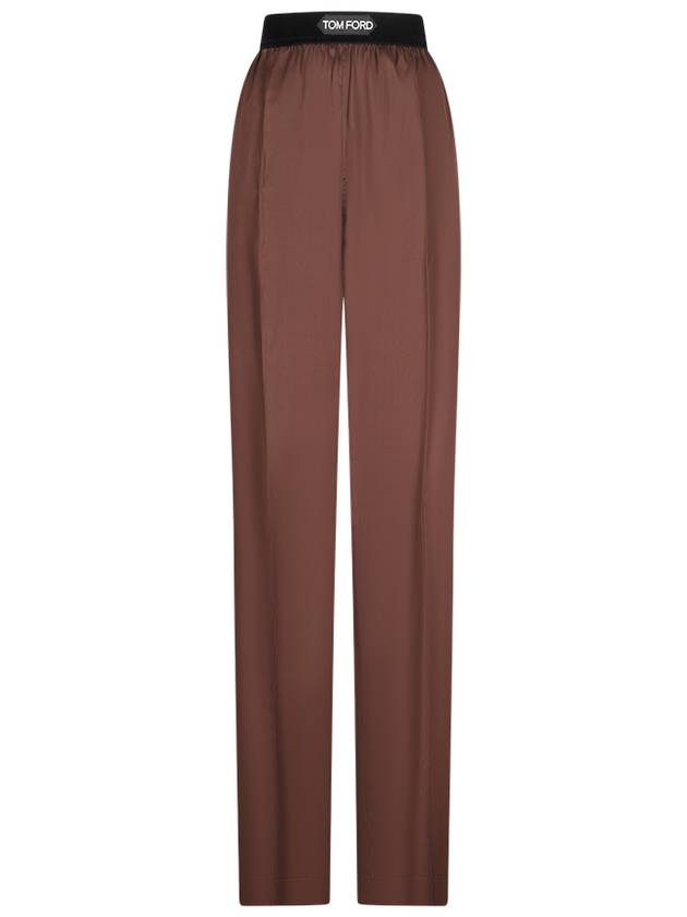 Denim Straight Pants PAW397FAX881KB750 DARK BROWN Brown - TOM FORD - BALAAN 2