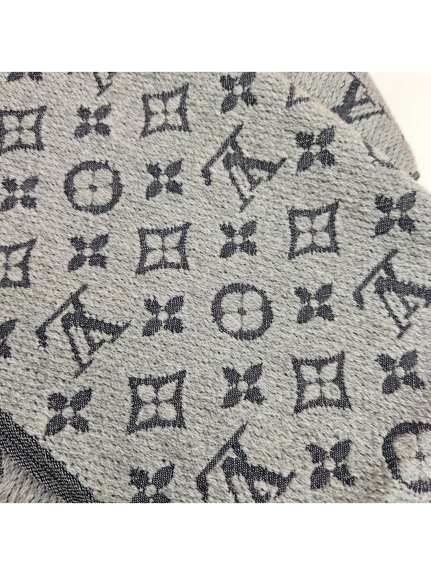 Monogram Classic Scarf Light Grey - LOUIS VUITTON - BALAAN 4