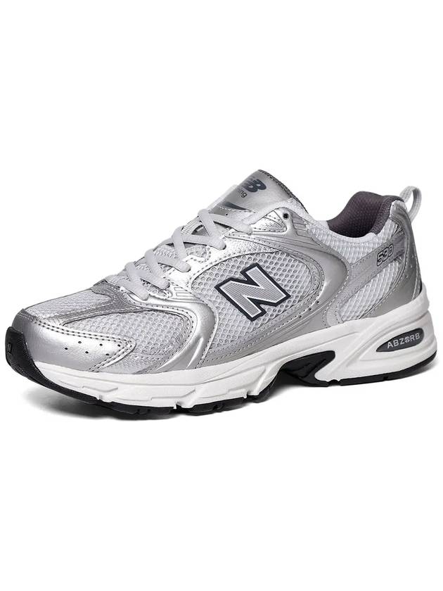 530 Metallic Low Top Sneakers Grey Matter - NEW BALANCE - BALAAN 7