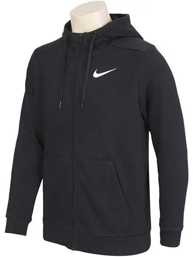 Dri Fit Full Zip Training Zip Up Hoodie Black - NIKE - BALAAN 3