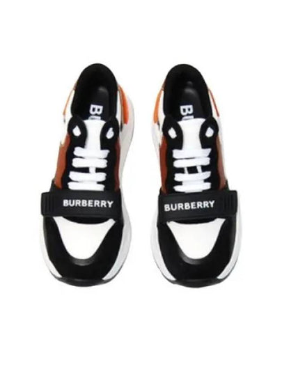 Logo Strap Vintage Check Low-Top Sneakers Brown - BURBERRY - BALAAN 2