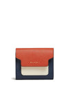 Saffiano Tri-Fold Half Wallet Orange - MARNI - BALAAN 1