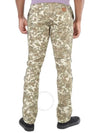 Camouflage Cotton Straight Pants Green - BURBERRY - BALAAN 5