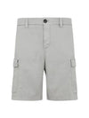 Cargo Mit Seitentaschen Shorts Grey - BRUNELLO CUCINELLI - BALAAN 2