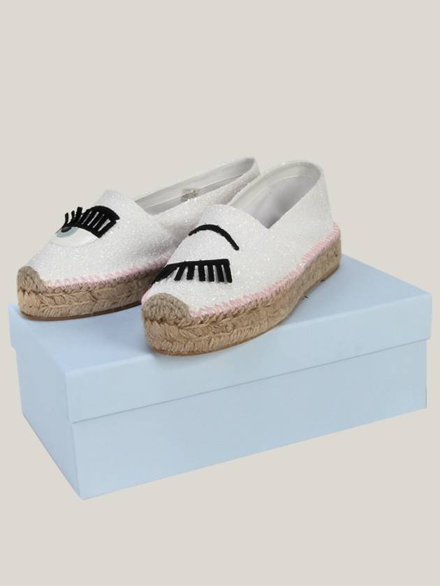 Wink Glitter Espadrille CF890 WHITE CFS005 - CHIARA FERRAGNI - BALAAN 7