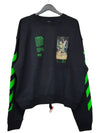 Pascal Painting Sweatshirt Black - OFF WHITE - BALAAN 3