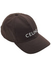 Logo Ball Cap Brown - CELINE - BALAAN 5