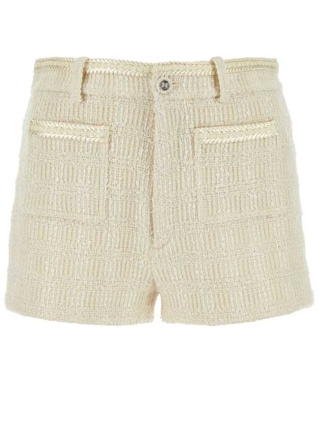 Wool Tweed Shorts Ivory - GUCCI - BALAAN 2