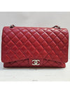 Red Maxi Caviar Shoulder Bag - CHANEL - BALAAN 3