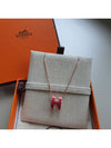 Pop-Ache H Pendant Rose Gold Necklace Rose Extreme - HERMES - BALAAN.