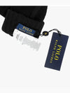 Pony logo embroidered gloves black - POLO RALPH LAUREN - BALAAN 4