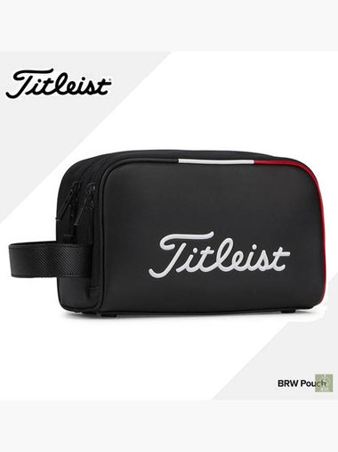 Golf Pouch Leather Bag Ball Men Women Case - TITLEIST - BALAAN 1