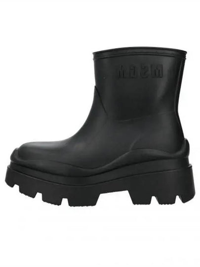 Logo Rain Boots Black - MSGM - BALAAN 2