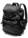 All Over Logo Print Nylon Backpack Black - VERSACE - BALAAN 2