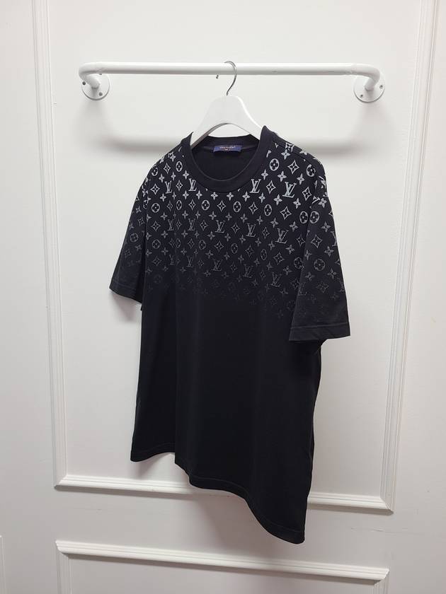 White Black Monogram Gradient Short Sleeve T Shirt XL - LOUIS VUITTON - BALAAN 3