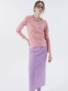 Round tee long sleeve tshirt pink orange 0110 - VOYONN - BALAAN 2