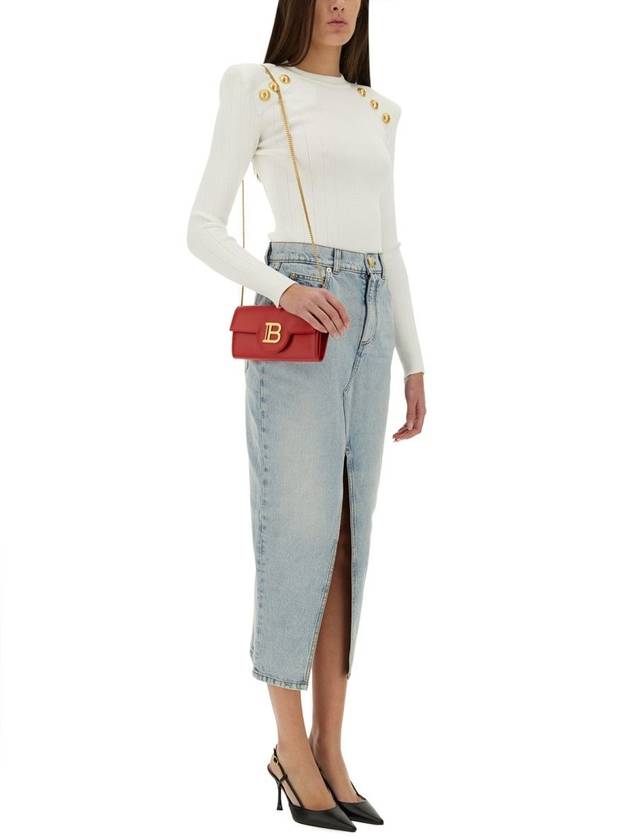 Balmain Denim Midi Skirt - BALMAIN - BALAAN 6