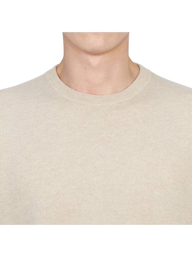 Men's Knit Top Beige - JOHNSTONS OF ELGIN - BALAAN 7