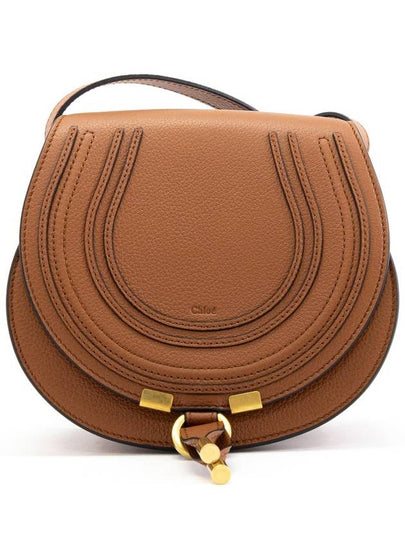 Marcie Saddle Small Grained Leather Cross Bag Tan - CHLOE - BALAAN 2