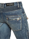 18CM Paint Spot Biker Jeans - BALMAIN - BALAAN 5