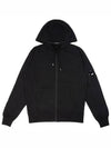 Light Fleece Lens Wappen Zip Up Hoodie Black - CP COMPANY - BALAAN 5