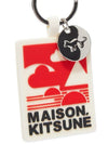 Anthony Burrill Key Holder White Red - MAISON KITSUNE - BALAAN.