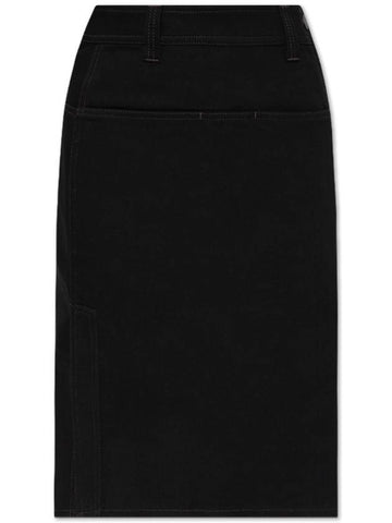 Lemaire Denim Skirt Women s Black - LEMAIRE - BALAAN 1