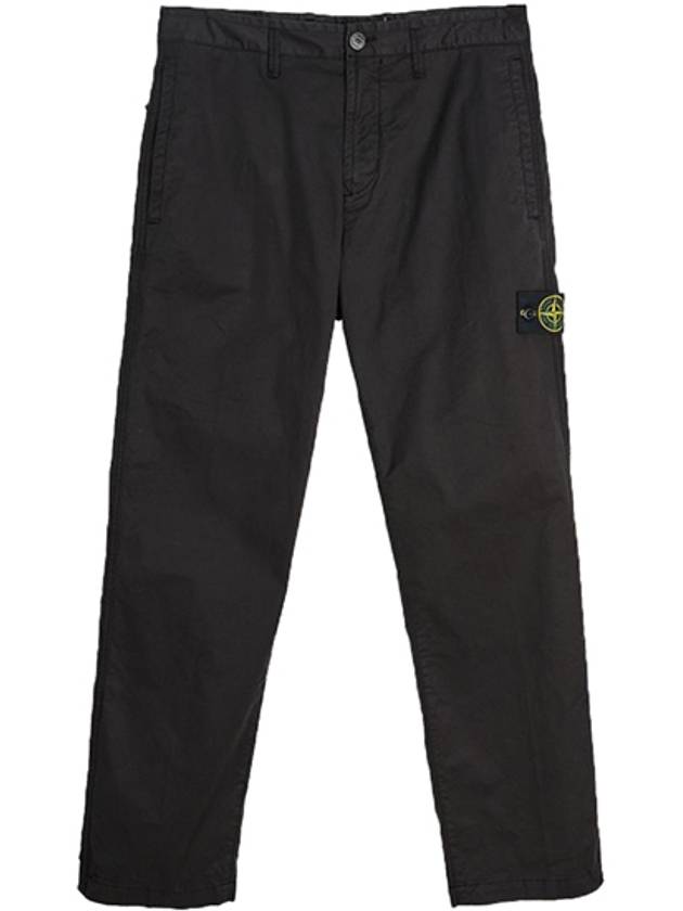 Wappen Patch Straight Pants Black - STONE ISLAND - BALAAN 2