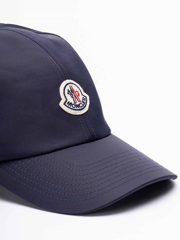 Logo Ball Cap Navy 3B00001 0U282 - MONCLER - BALAAN 5