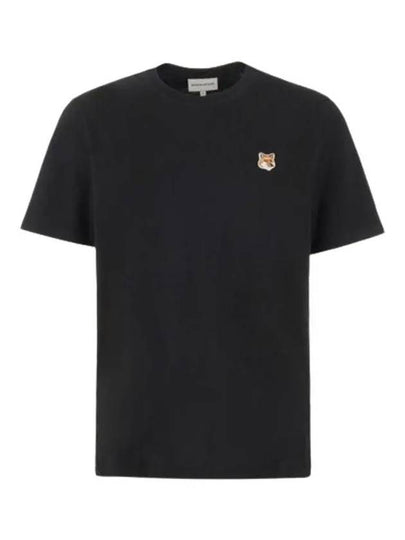 Fox Head Patch Classic Short Sleeve T-Shirt Black - MAISON KITSUNE - BALAAN 2